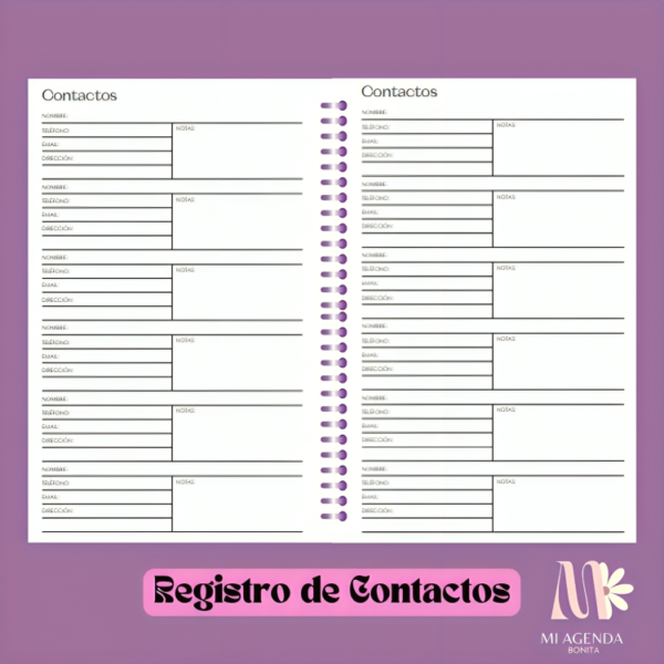 agenda semanal 2025 Modelo 1 - Image 4